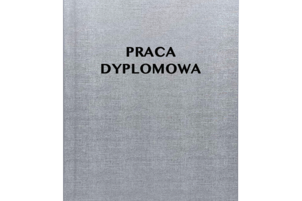 Srebrny Metalik Oprawa Pracy Dyplomowej