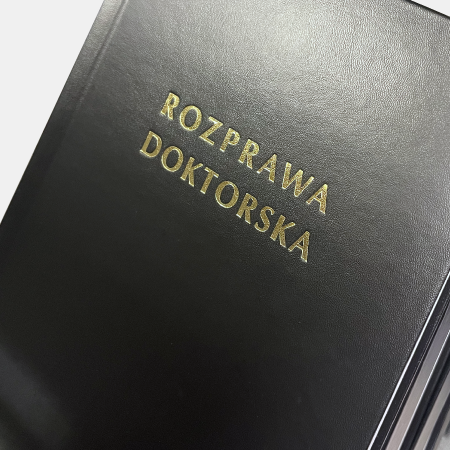 Oprawa Rozprawy Doktorskiej
