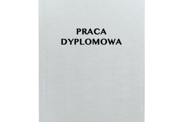 Srebrzysta Biel Oprawa Pracy Dyplomowej