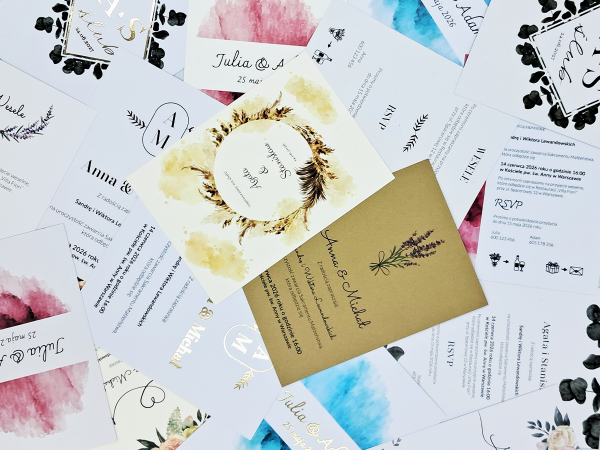 Zaproszenia ślubne Warszawa
