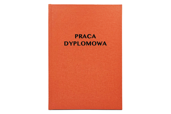 Pomarańczowa Oprawa Pracy Dyplomowej