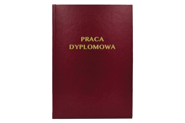 Bordowa Oprawa Pracy Dyplomowej