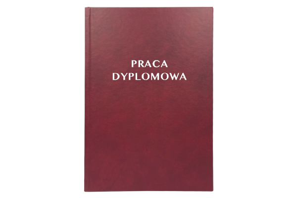 Burgund Oprawa Pracy Dyplomowej