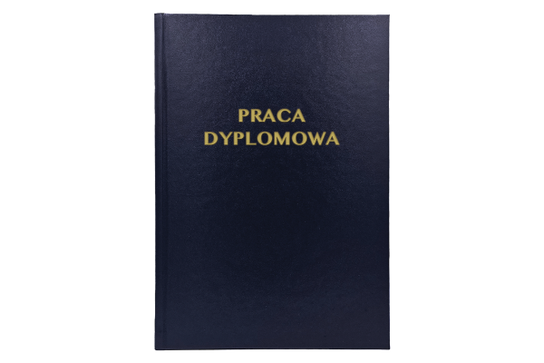 Granatowa Oprawa Pracy Dyplomowej