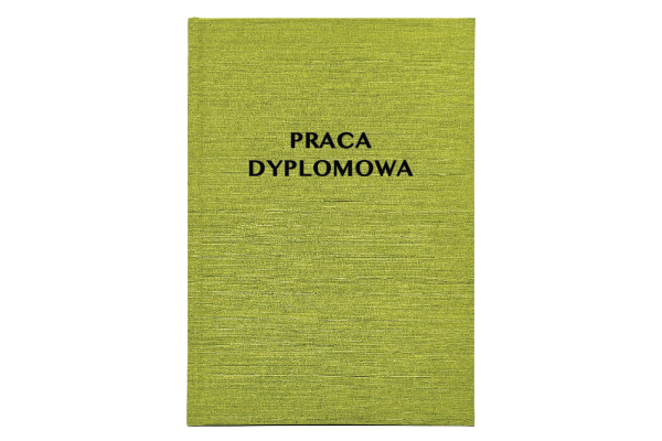 Limonkowa Oprawa Pracy Dyplomowej