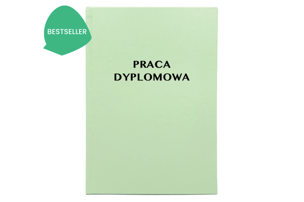 Pistacjowa Oprawa Pracy Dyplomowej