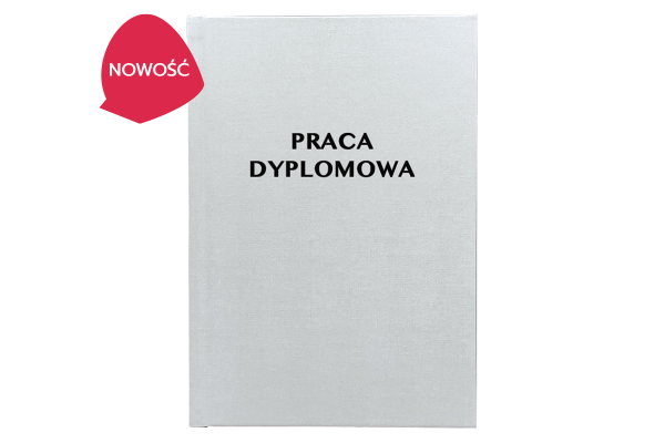 Srebrzysta Biel Oprawa Pracy Dyplomowej